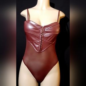Ladies Fashion Nova "Hooked On Her"  Corset Bodysuit